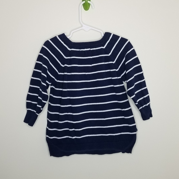 Pink Republic Pineapple Sequin Stripe Sweater 6x - Picture 2 of 4